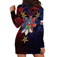 Haiti Philippines Hoodie Dress Haitian Coat Of Arms With Filipino Sun LT05 - Polynesian Pride