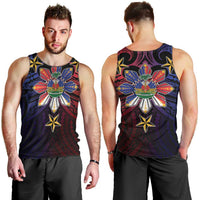 Haiti Philippines Men Tank Top Haitian Coat Of Arms With Filipino Sun