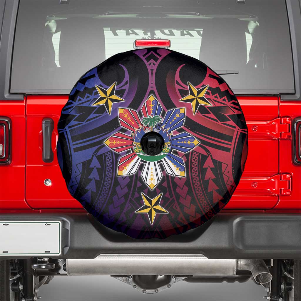 Haiti Philippines Spare Tire Cover Haitian Coat Of Arms With Filipino Sun