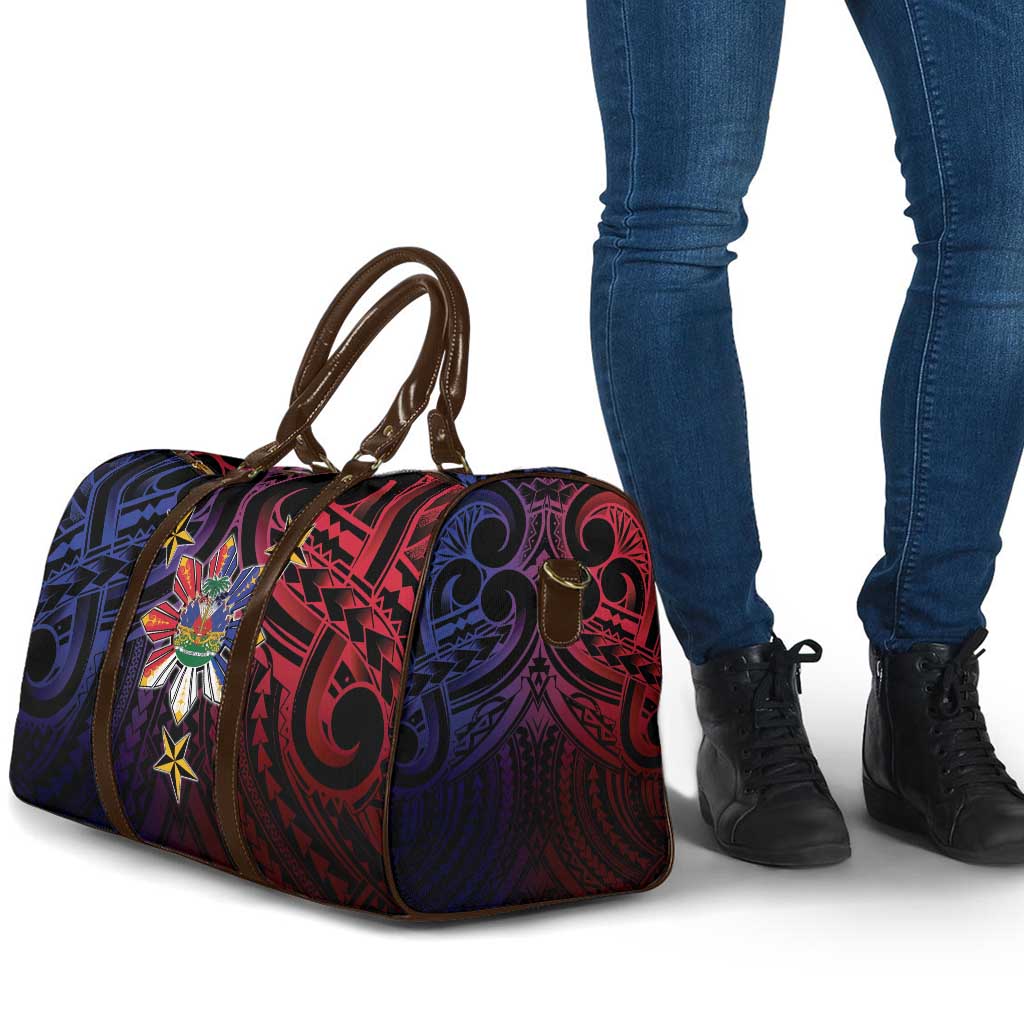 Haiti Philippines Travel Bag Haitian Coat Of Arms With Filipino Sun