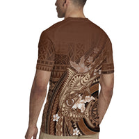 Samoa Tatau Marlin Rugby Jersey With Siapo Motifs Brown