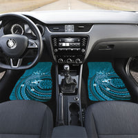 Samoa Tatau Marlin Car Mats With Siapo Motifs Teal