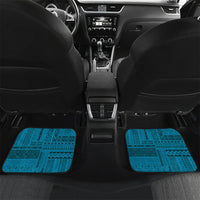 Samoa Tatau Marlin Car Mats With Siapo Motifs Teal