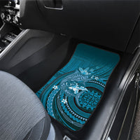 Samoa Tatau Marlin Car Mats With Siapo Motifs Teal