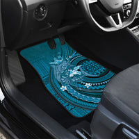 Samoa Tatau Marlin Car Mats With Siapo Motifs Teal