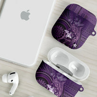 Samoa Tatau Marlin AirPods Case With Siapo Motifs Violet