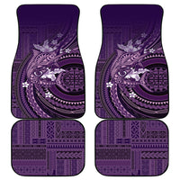 Samoa Tatau Marlin Car Mats With Siapo Motifs Violet