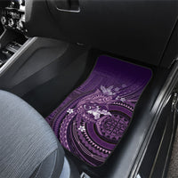 Samoa Tatau Marlin Car Mats With Siapo Motifs Violet