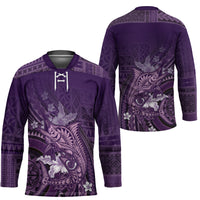 Samoa Tatau Marlin Hockey Jersey With Siapo Motifs Violet