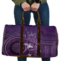 Samoa Tatau Marlin Travel Bag With Siapo Motifs Violet