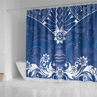 Wikin te Taetae ni Kiribati Shower Curtain Pacific Tapa Pattern