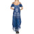 Wikin te Taetae ni Kiribati Summer Maxi Dress Pacific Tapa Pattern