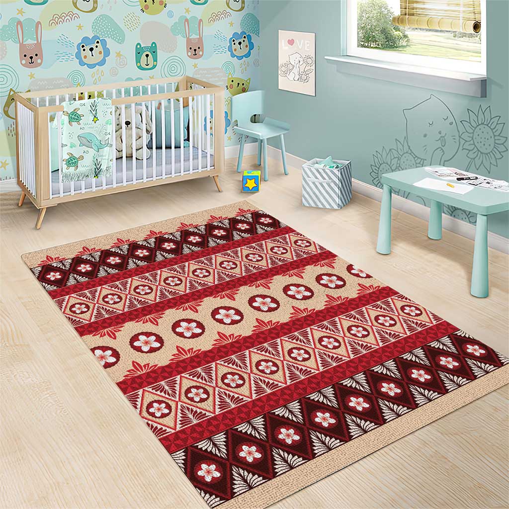 Tonga Language Week Area Rug Lea Faka-Tonga Everyday - Polynesian Pride