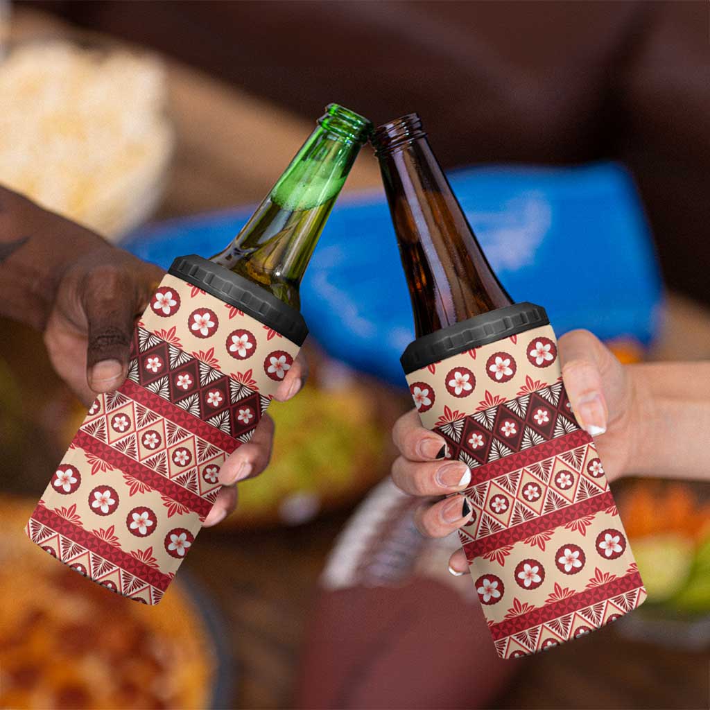 Tonga Language Week 4 in 1 Can Cooler Tumbler Lea Faka-Tonga Everyday - Polynesian Pride