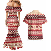 Tonga Language Week Couples Matching Mermaid Dress and Hawaiian Shirt Lea Faka-Tonga Everyday - Polynesian Pride