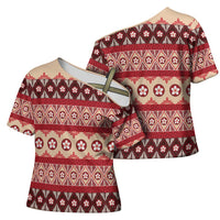 Tonga Language Week Cross Shoulder Shirt Lea Faka-Tonga Everyday - Polynesian Pride