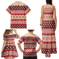 Tonga Language Week Family Matching Tank Maxi Dress and Hawaiian Shirt Lea Faka-Tonga Everyday - Polynesian Pride