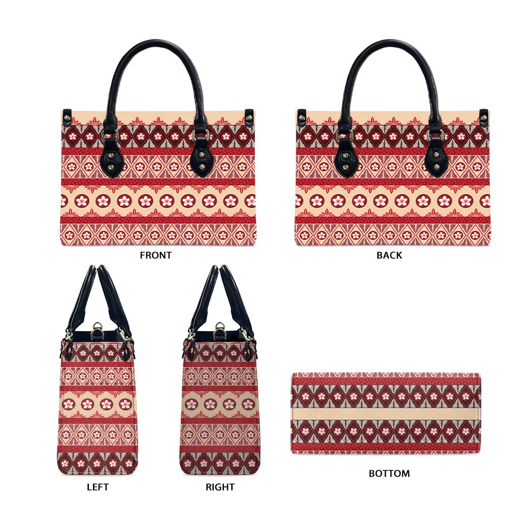 Tonga Language Week Leather Bag Lea Faka-Tonga Everyday - Polynesian Pride