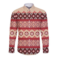 Tonga Language Week Long Sleeve Button Shirt Lea Faka-Tonga Everyday - Polynesian Pride