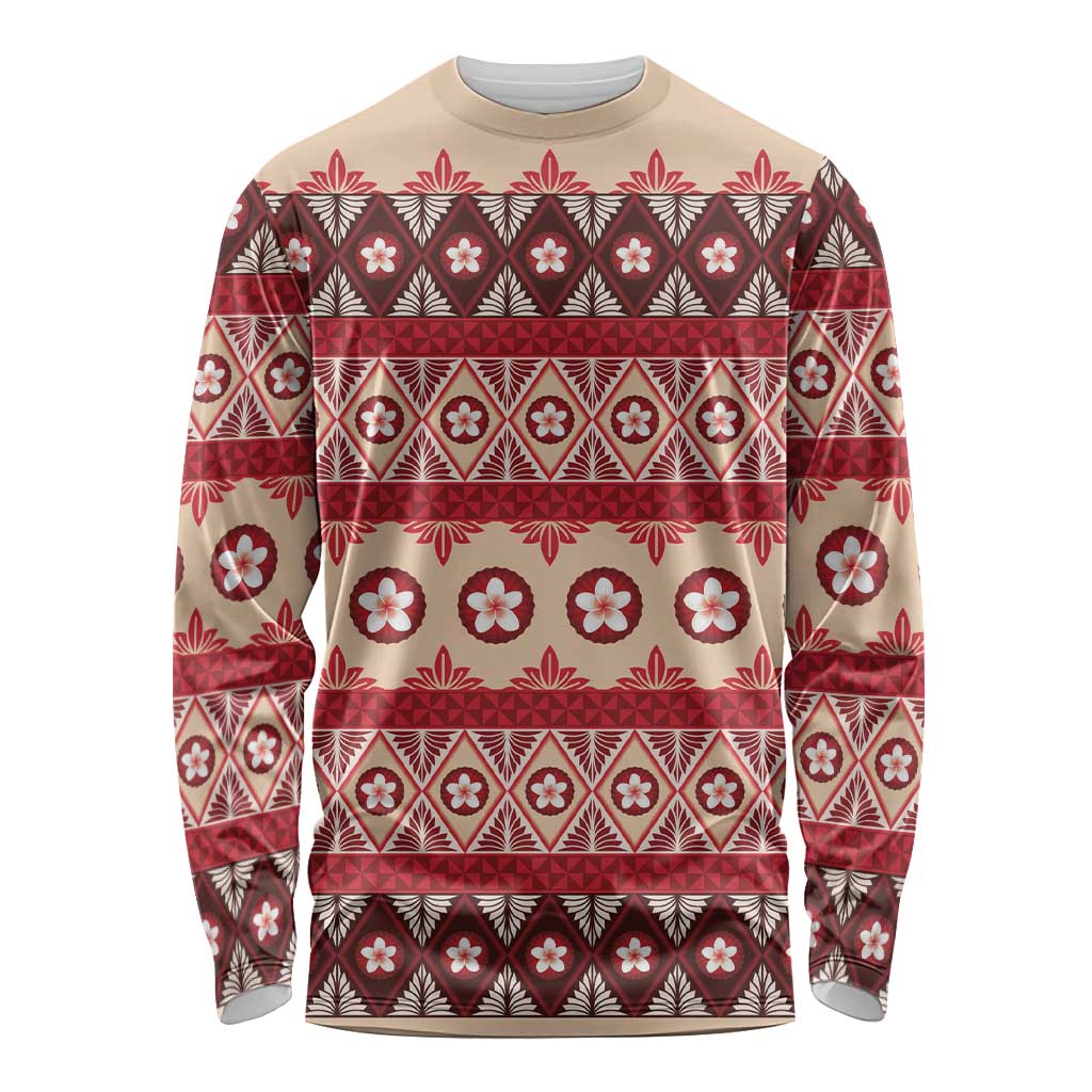 Tonga Language Week Long Sleeve Shirt Lea Faka-Tonga Everyday - Polynesian Pride