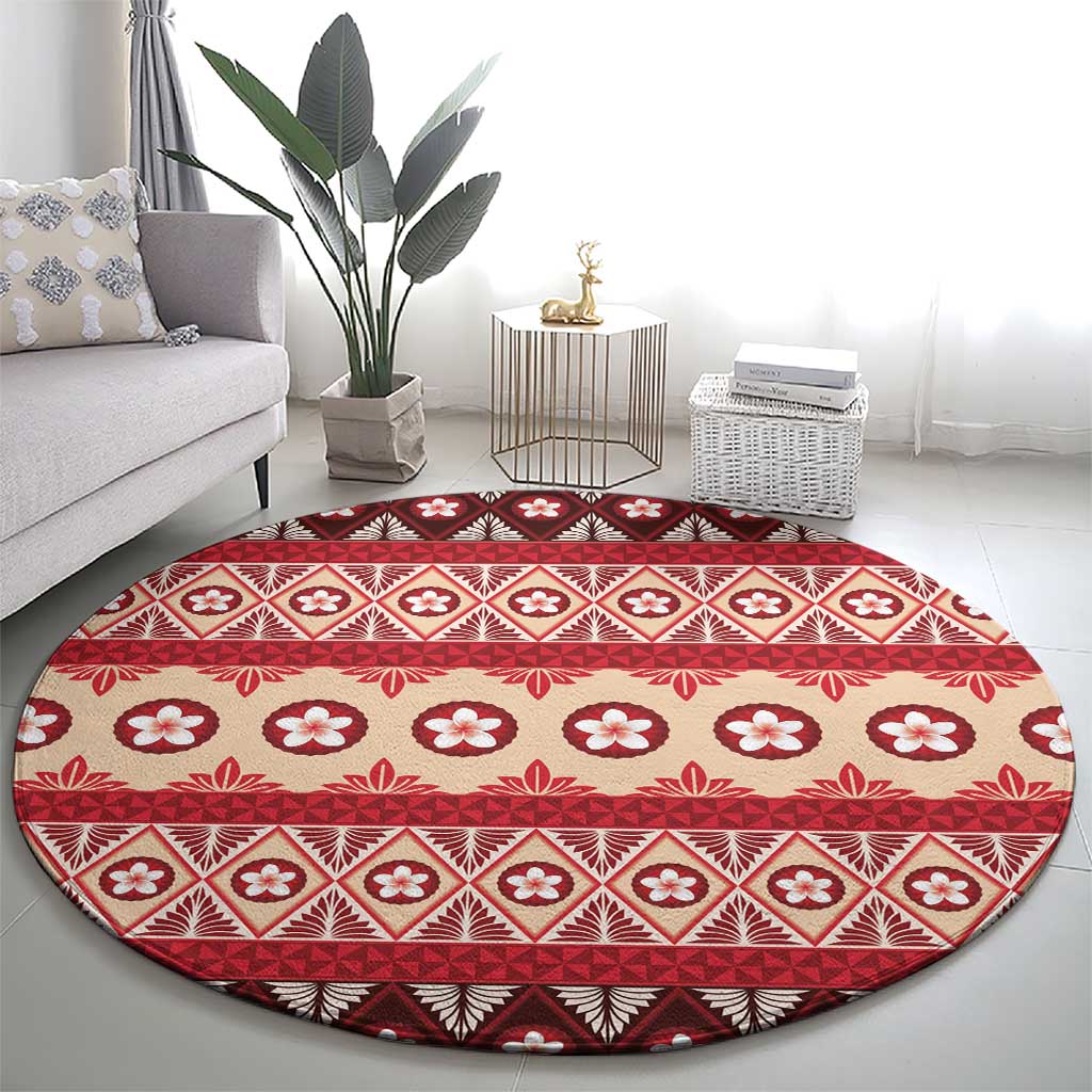 Tonga Language Week Round Carpet Lea Faka-Tonga Everyday - Polynesian Pride