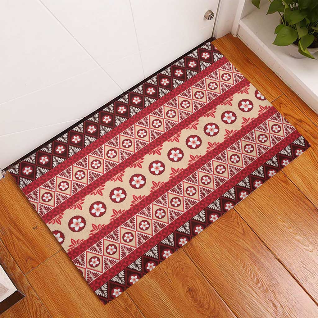 Tonga Language Week Rubber Doormat Lea Faka-Tonga Everyday - Polynesian Pride