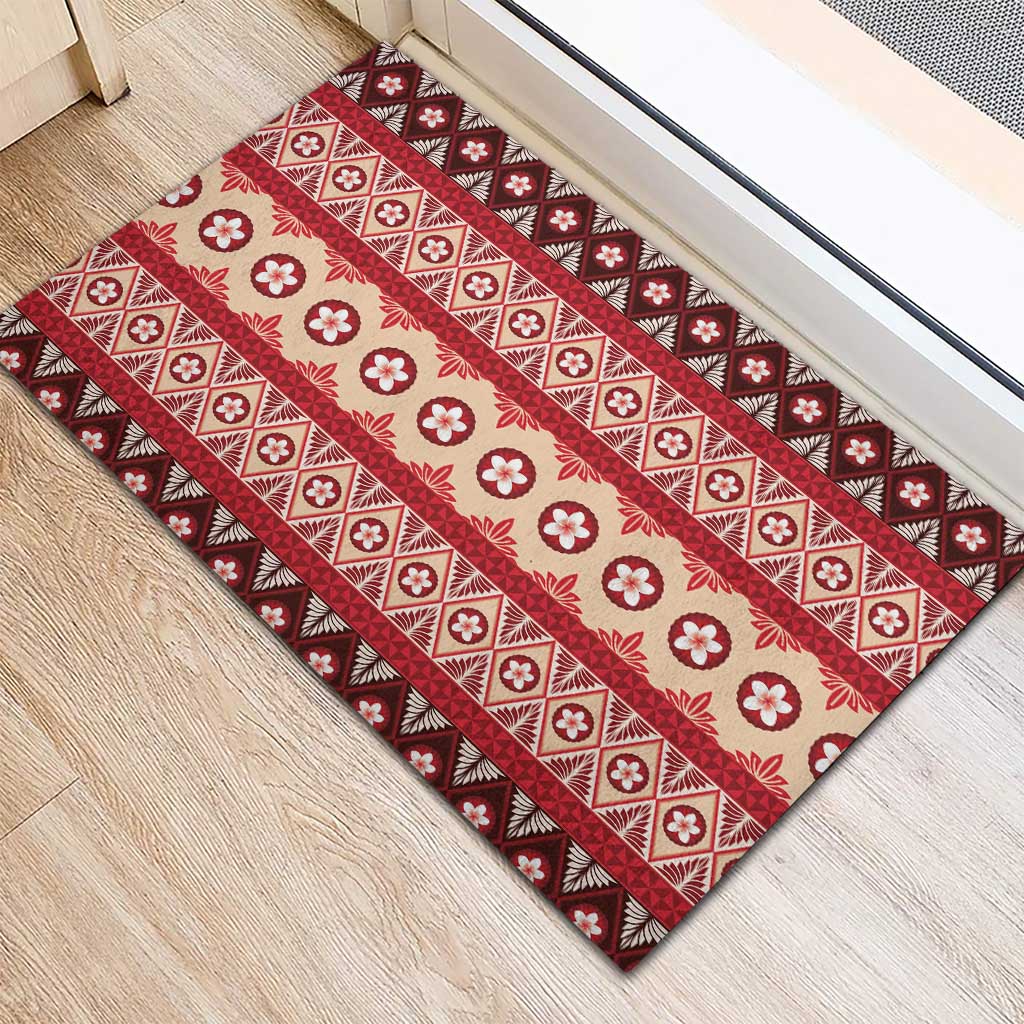 Tonga Language Week Rubber Doormat Lea Faka-Tonga Everyday - Polynesian Pride