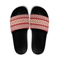 Tonga Language Week Slide Sandals Lea Faka-Tonga Everyday - Polynesian Pride