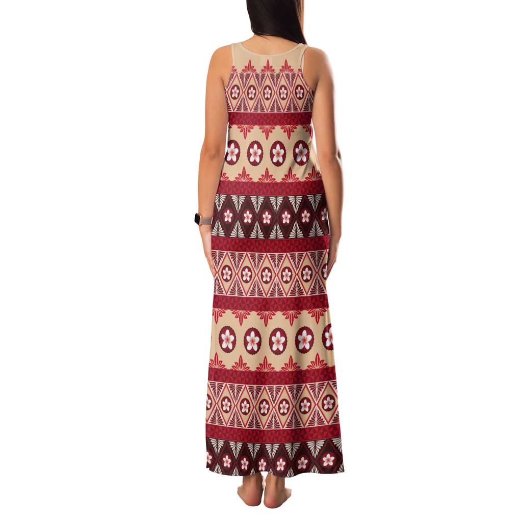 Tonga Language Week Tank Maxi Dress Lea Faka-Tonga Everyday - Polynesian Pride