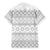 Tonga White Sunday Family Matching Mermaid Dress and Hawaiian Shirt Tongan Ngatu Siale Pattern - Polynesian Pride
