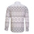 Tonga White Sunday Family Matching Short Sleeve Bodycon Dress and Hawaiian Shirt Tongan Ngatu Siale Pattern - Polynesian Pride