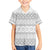 Tonga White Sunday Family Matching Short Sleeve Bodycon Dress and Hawaiian Shirt Tongan Ngatu Siale Pattern - Polynesian Pride