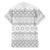 Tonga White Sunday Family Matching Tank Maxi Dress and Hawaiian Shirt Tongan Ngatu Siale Pattern - Polynesian Pride