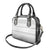 Tonga White Sunday Shoulder Handbag Tongan Ngatu Siale Pattern - Polynesian Pride