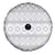 Tonga White Sunday Spare Tire Cover Tongan Ngatu Siale Pattern - Polynesian Pride