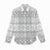 Tonga White Sunday Women Casual Shirt Tongan Ngatu Siale Pattern - Polynesian Pride