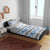 Samoa White Sunday Bedding Set Samoan Tapa Blue Hibiscus - Polynesian Pride