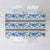 Samoa White Sunday Tablecloth Samoan Tapa Blue Hibiscus - Polynesian Pride