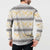 Samoa White Sunday Button Sweatshirt Samoan Tapa Yellow Hibiscus - Polynesian Pride