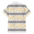 Samoa White Sunday Family Matching Mermaid Dress and Hawaiian Shirt Samoan Tapa Yellow Hibiscus - Polynesian Pride