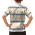 Samoa White Sunday Family Matching Off Shoulder Maxi Dress and Hawaiian Shirt Samoan Tapa Yellow Hibiscus - Polynesian Pride