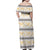 Samoa White Sunday Family Matching Off Shoulder Maxi Dress and Hawaiian Shirt Samoan Tapa Yellow Hibiscus - Polynesian Pride