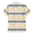 Samoa White Sunday Family Matching Short Sleeve Bodycon Dress and Hawaiian Shirt Samoan Tapa Yellow Hibiscus - Polynesian Pride