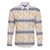 Samoa White Sunday Family Matching Short Sleeve Bodycon Dress and Hawaiian Shirt Samoan Tapa Yellow Hibiscus - Polynesian Pride
