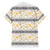Samoa White Sunday Hawaiian Shirt Samoan Tapa Yellow Hibiscus - Polynesian Pride