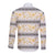 Samoa White Sunday Long Sleeve Button Shirt Samoan Tapa Yellow Hibiscus - Polynesian Pride