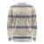 Samoa White Sunday Long Sleeve Shirt Samoan Tapa Yellow Hibiscus - Polynesian Pride