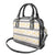 Samoa White Sunday Shoulder Handbag Samoan Tapa Yellow Hibiscus - Polynesian Pride