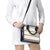 Samoa White Sunday Shoulder Handbag Samoan Tapa Yellow Hibiscus - Polynesian Pride