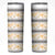 Samoa White Sunday Skinny Tumbler Samoan Tapa Yellow Hibiscus - Polynesian Pride